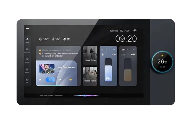 تاچ پنل وآمپیلی فایر 10 اینچ همراه با هاب زیگبی مدل All in one 10