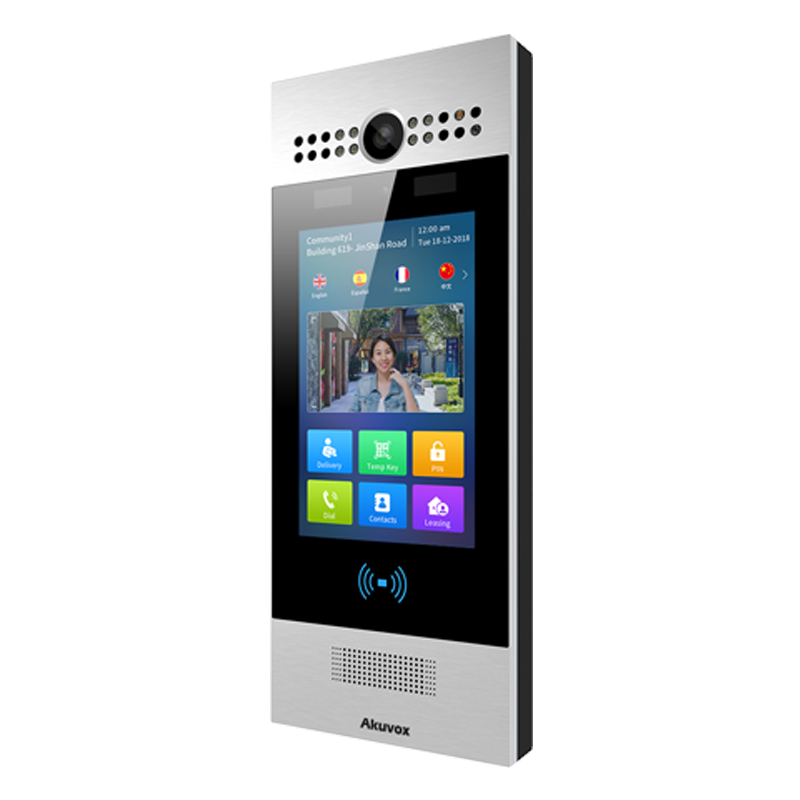 akuvox-ai-powered-smart-doorphone-r29 پنل بیرونی آیفون هوشمند مدل Akuvox R29