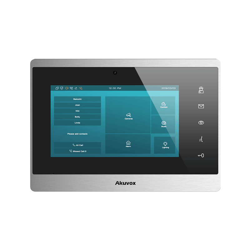 تاچ پنل وآیفون تصویری هوشمند مدل Akuvox IT82W