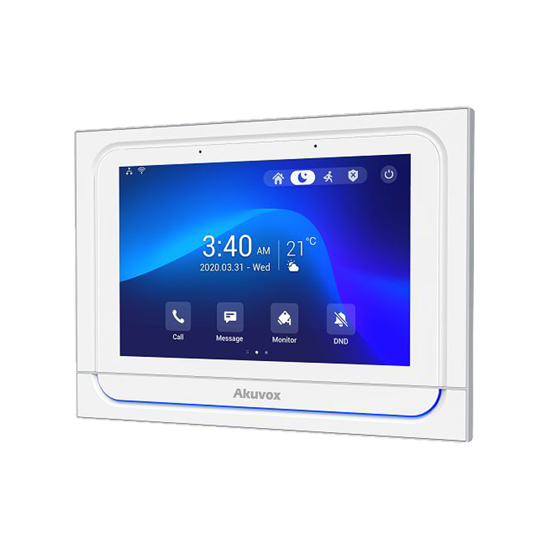 akuvox-smart-indoor-monitor-x933w-white تاچ پنل وآیفون تصویری هوشمند مدل Akuvox X933